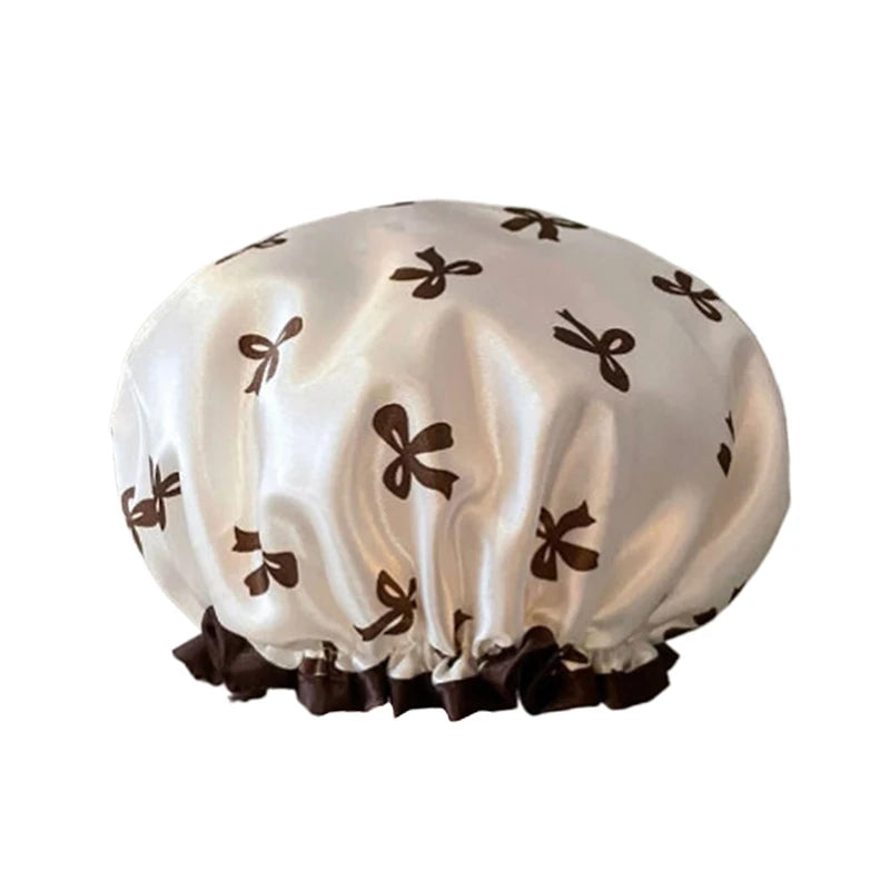 bonnet en satin ajustable