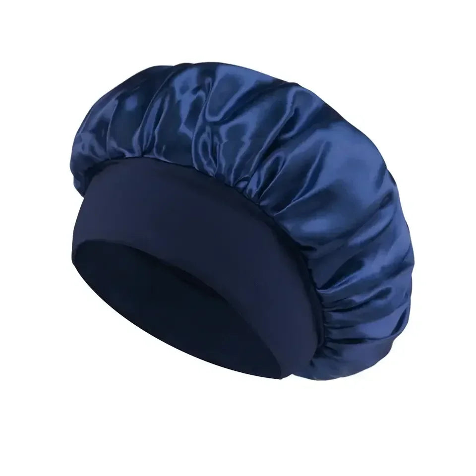 bonnet en satin avec bandeau