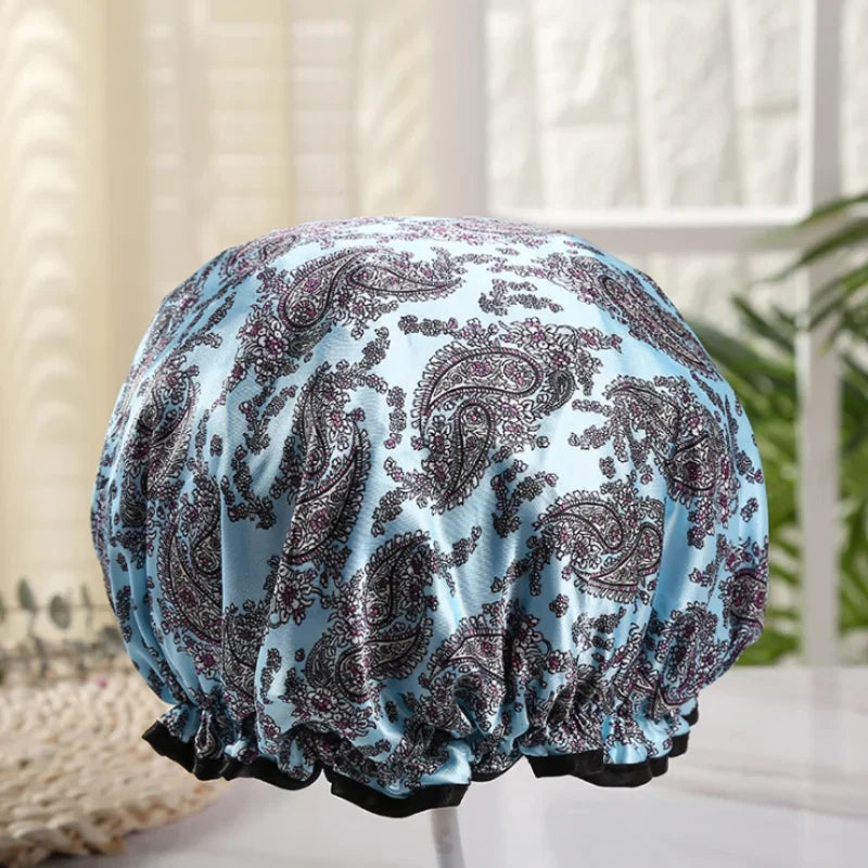 bonnet de bain en satin